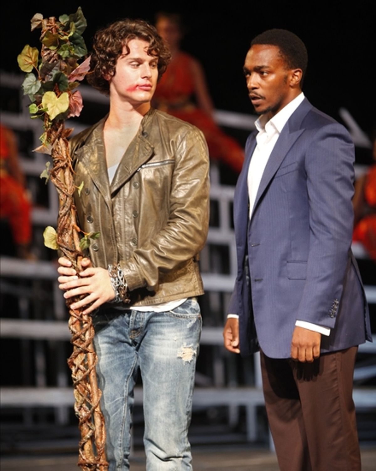 Jonathan Groff and Anthony Mackie at 
